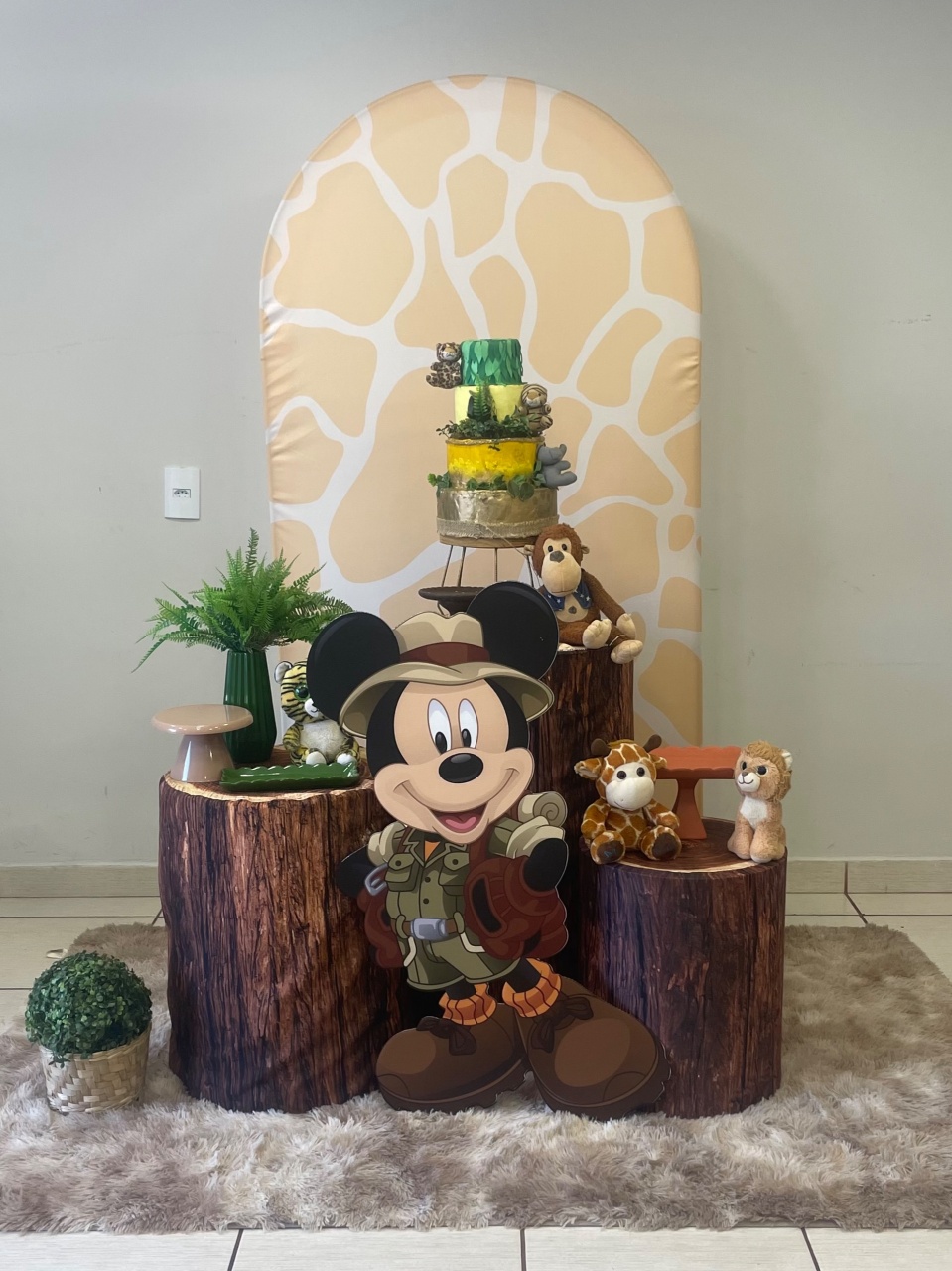 Kit Safari Do Mickey - Cantinho Da Alegria Festas