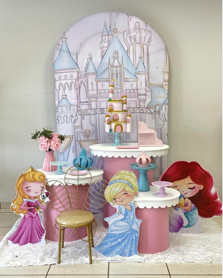 Kit Babado Princesas Baby - Cantinho Da Alegria Festas