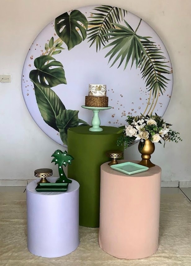 Kit Folhas Verdes  - Cantinho Da Alegria Festas