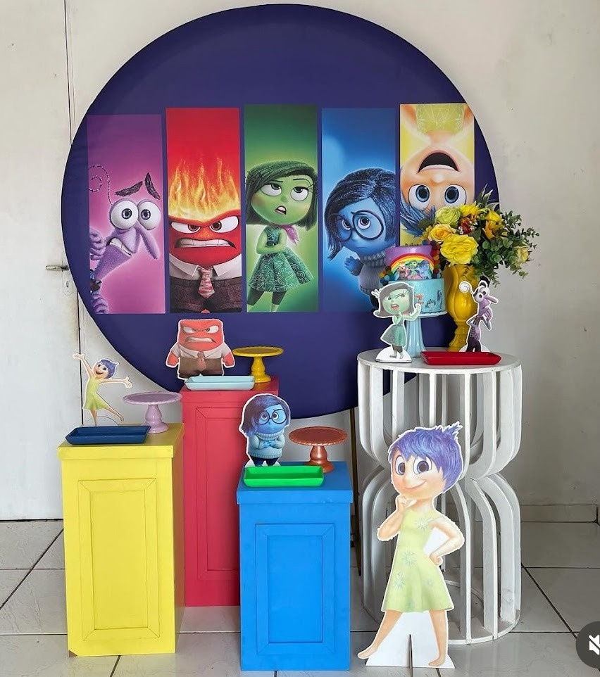 Kit Divertidamente 2.0 Com Balões de Brinde - Cantinho Da Alegria Festas