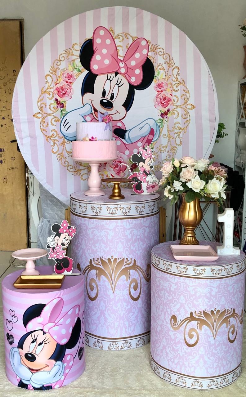 Kit Minnie Rosa 2 - Cantinho Da Alegria Festas