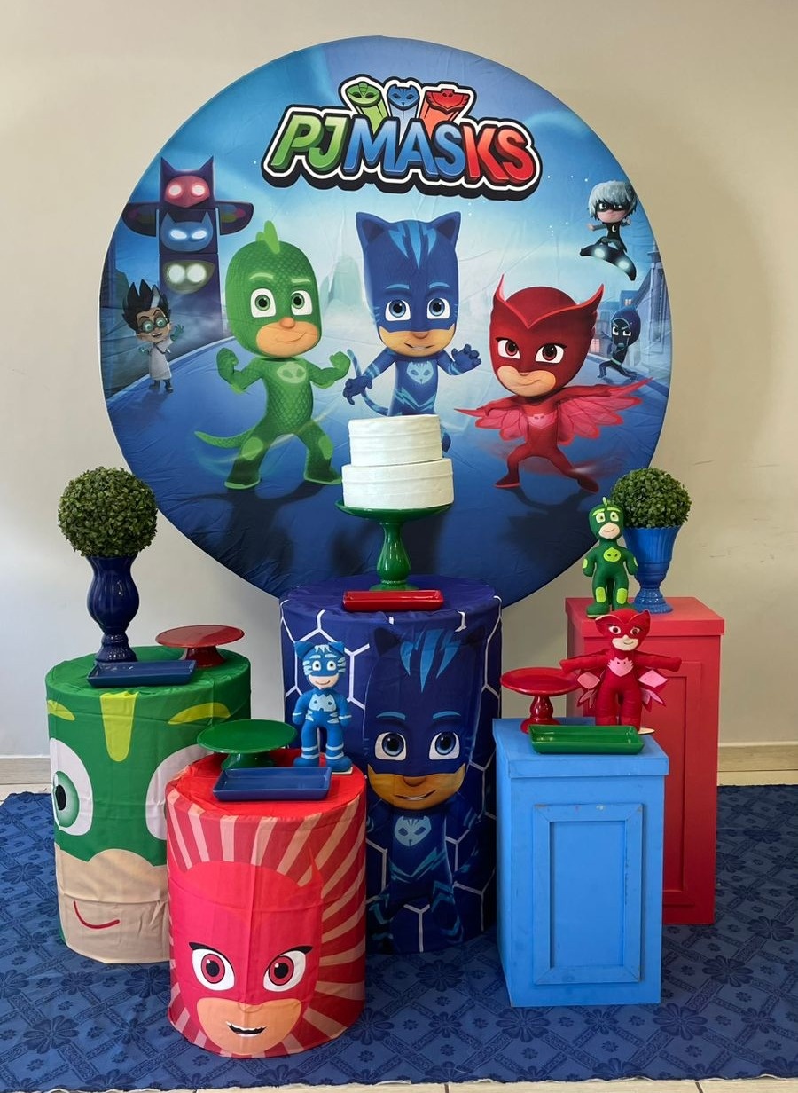 Kit 2.0 Pj Masks Com Balões de Brinde - Cantinho Da Alegria Festas