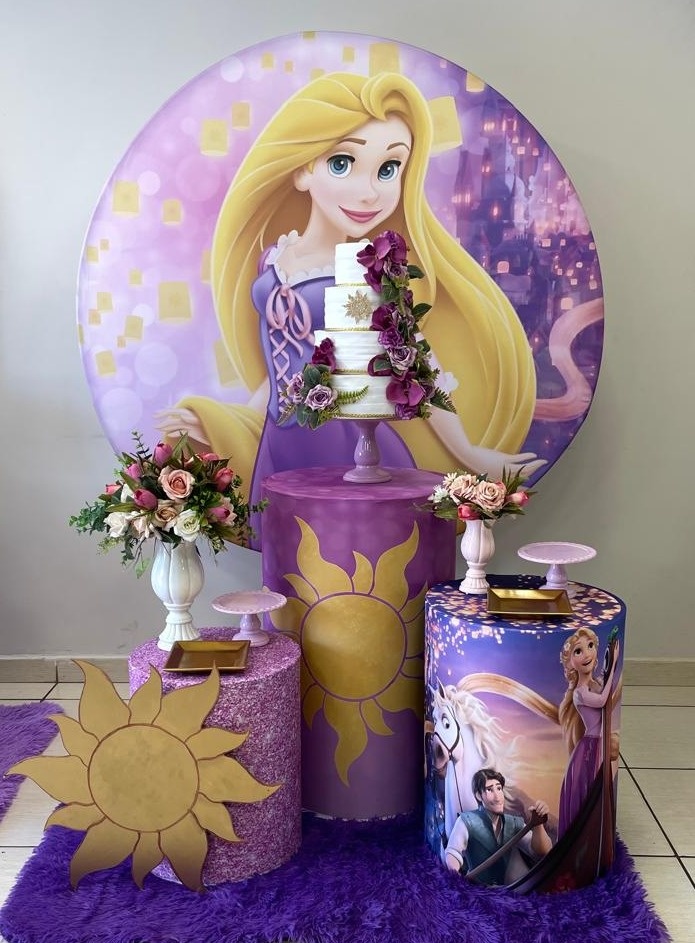 Kit Rapunzel 2 - Cantinho Da Alegria Festas