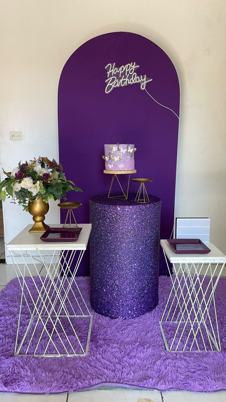 Kit Roxo  - Cantinho Da Alegria Festas