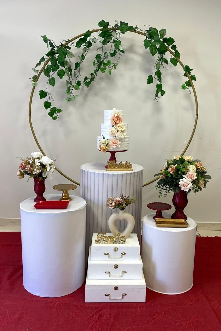 Kit Casamento Simples Vermelho  - Cantinho Da Alegria Festas