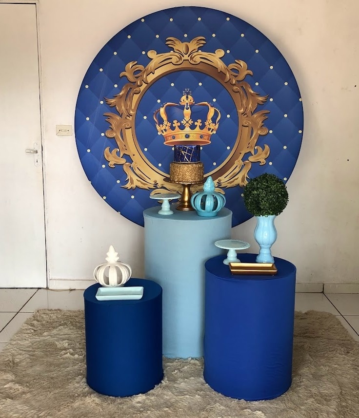 Kit Realeza Azul - Cantinho Da Alegria Festas