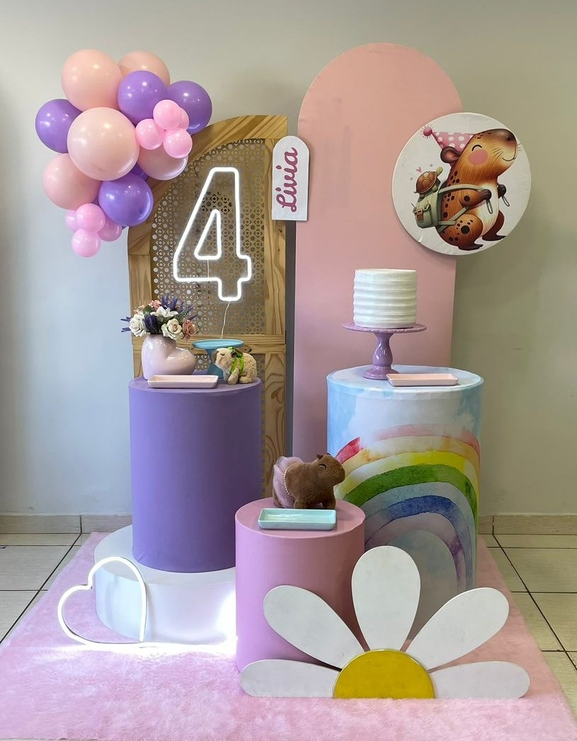 Kit Personalizado Capivara - Cantinho Da Alegria Festas
