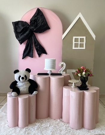 Kit Panda Flor  - Cantinho Da Alegria Festas