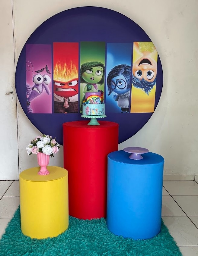 Kit Promocional Divertidamente - Cantinho Da Alegria Festas