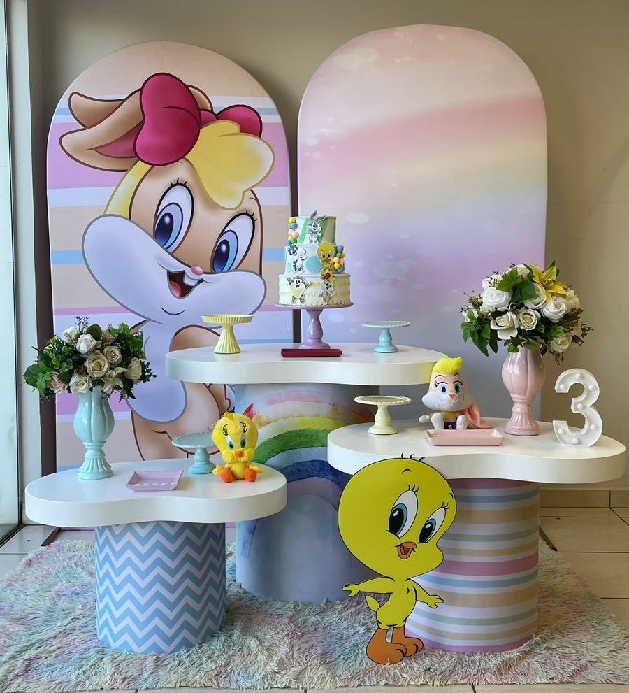 Kit Orgânico Baby Looney Tunes Lola  - Cantinho Da Alegria Festas