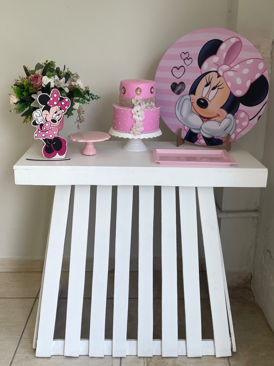 Mini Kit Minnie Rosa - Cantinho Da Alegria Festas
