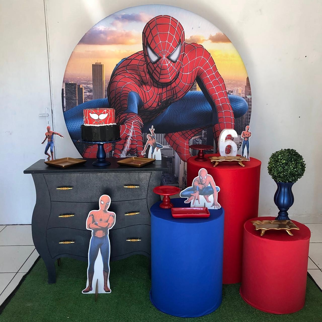 Kit 2.0 Homem Aranha Com Balões de Brinde - Cantinho Da Alegria Festas