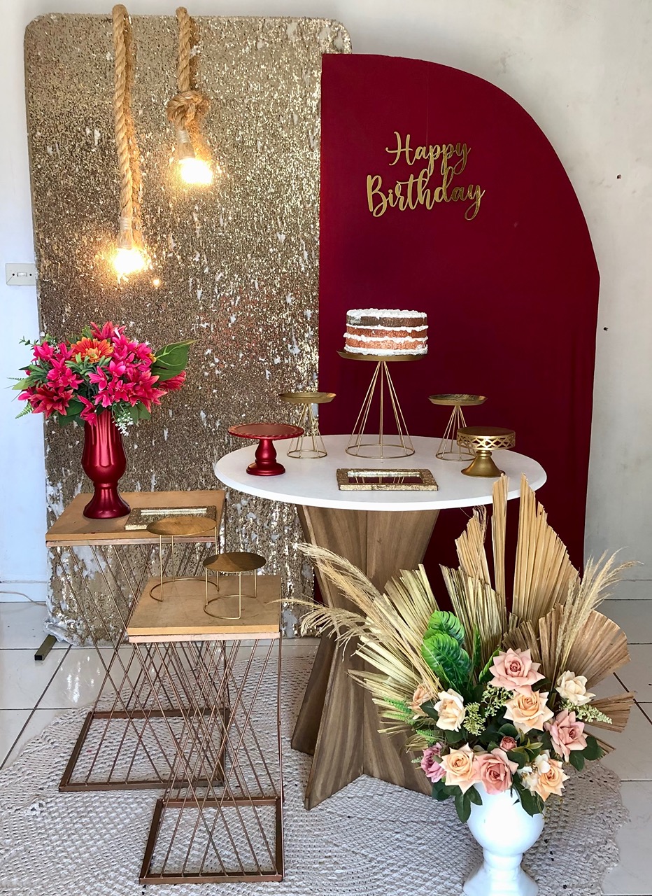 Kit Luxo Marsala  - Cantinho Da Alegria Festas