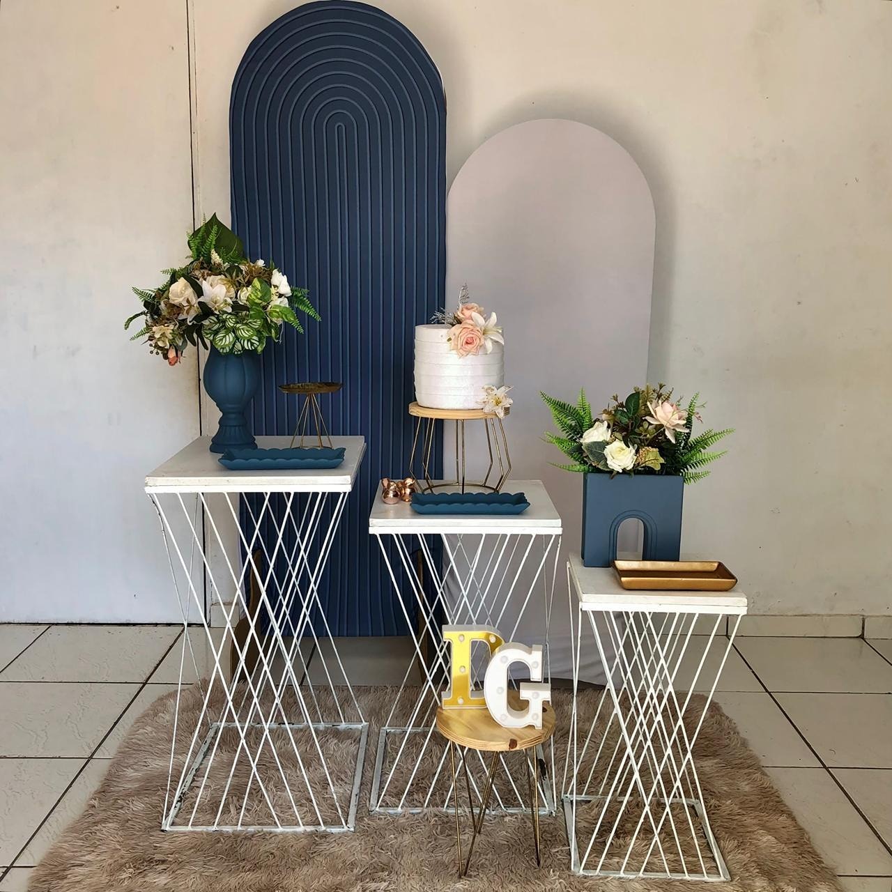 Kit Casamento Azul Royal - Cantinho Da Alegria Festas