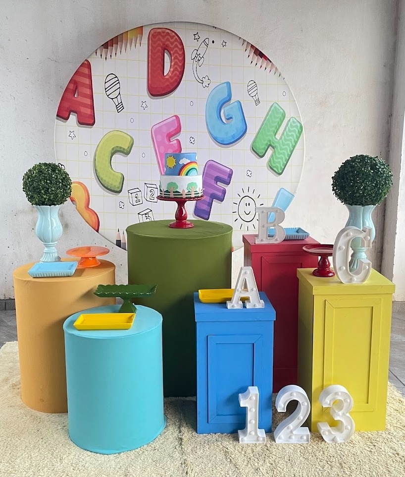 Kit Abc 2.0 Com Balões de Brinde - Cantinho Da Alegria Festas