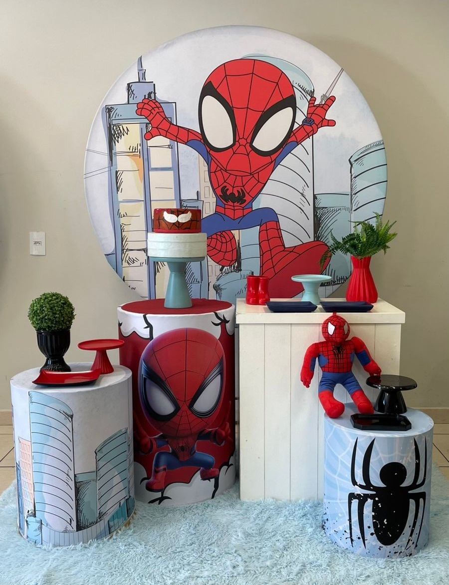 Kit Homem Aranha Baby 2.0 Com Balões de Brinde  - Cantinho Da Alegria Festas