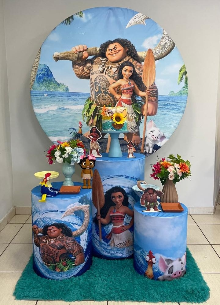 Kit Moana 2 Redondo - Cantinho Da Alegria Festas