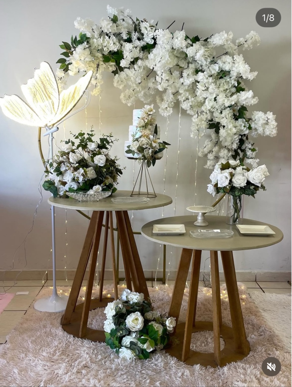Casamento Borboleta Minimalista - Cantinho Da Alegria Festas