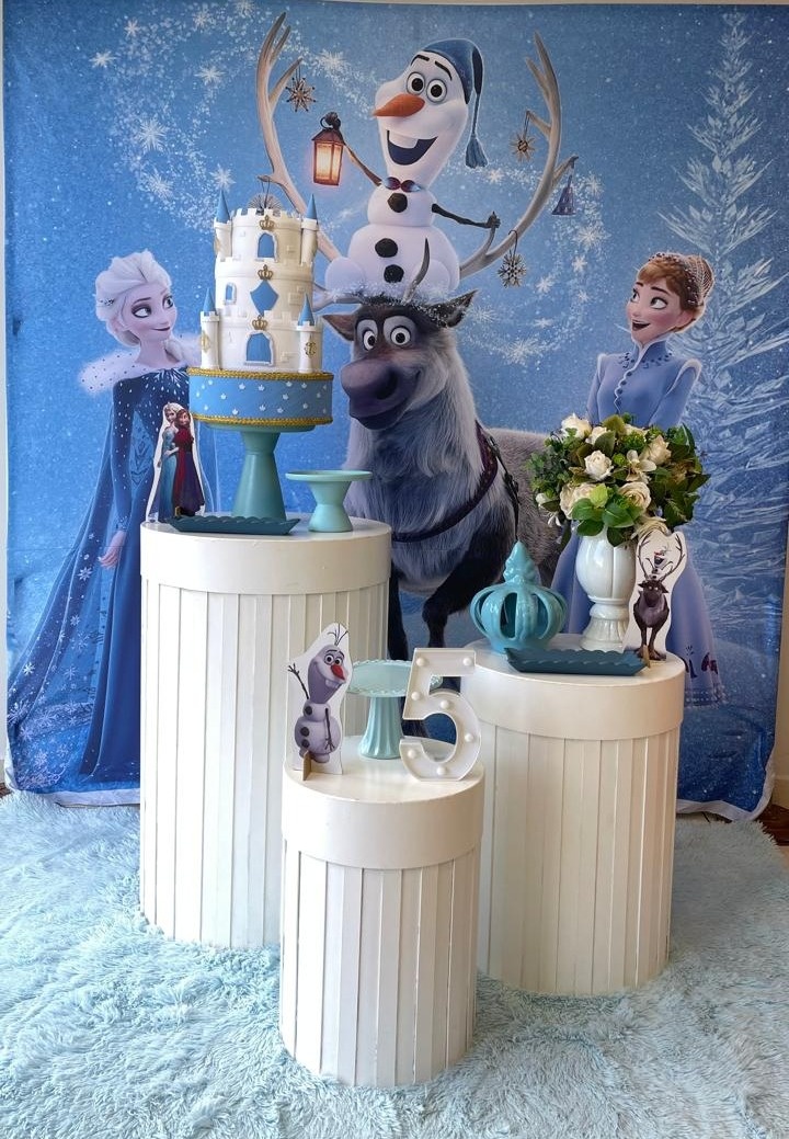 Kit Frozen Quadrado  - Cantinho Da Alegria Festas