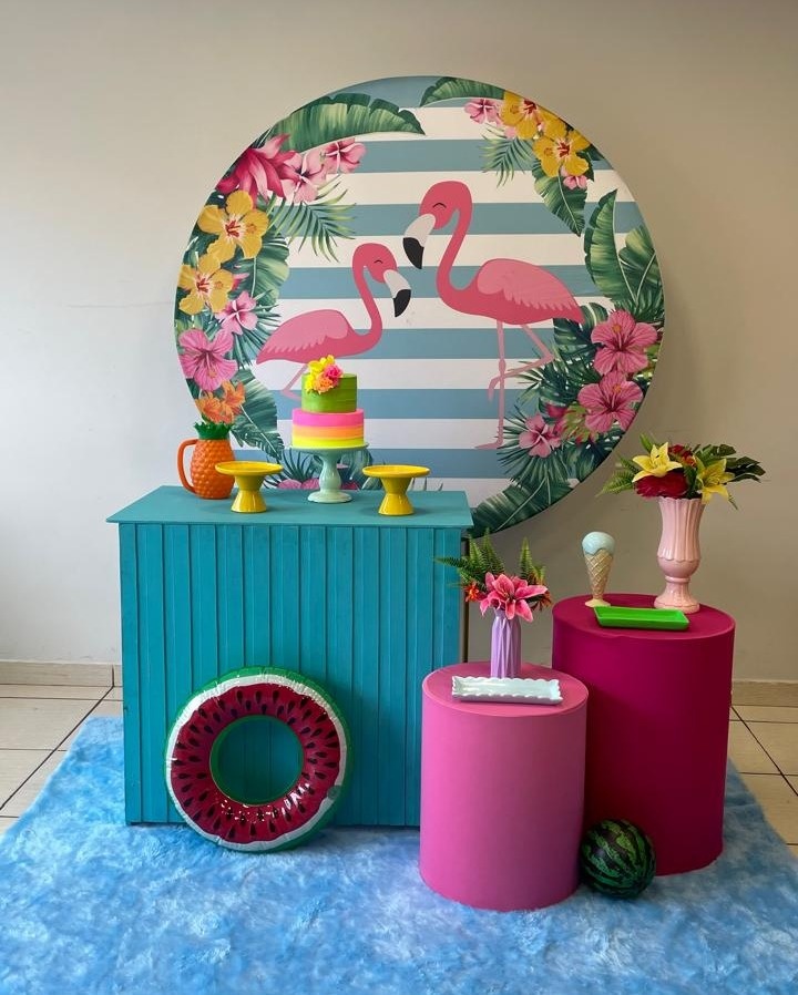Kit Flamingo - Cantinho Da Alegria Festas