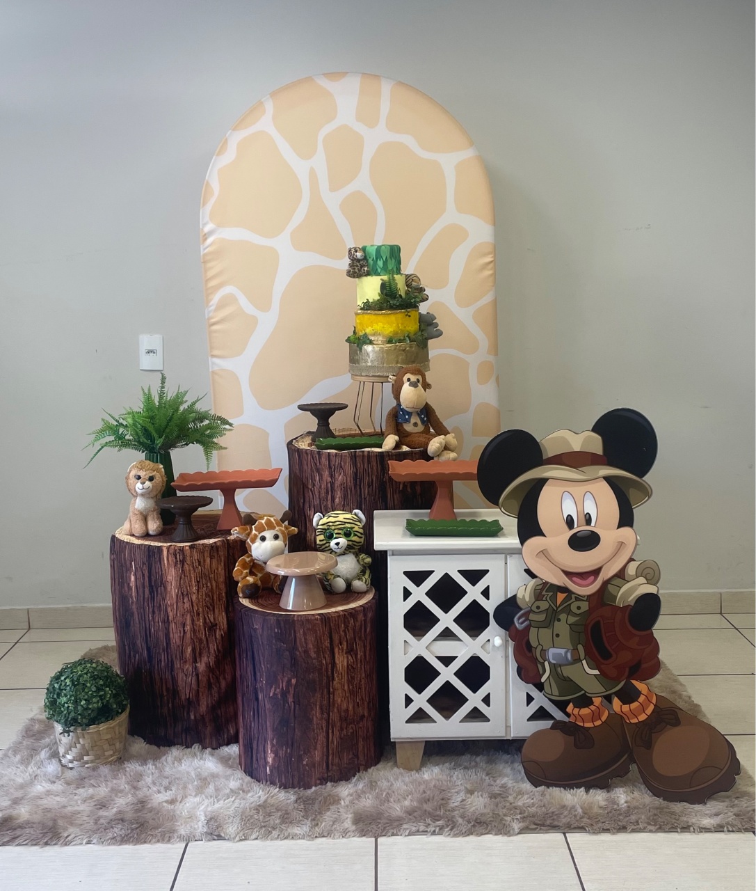 Kit 2.0 Safari Do Mickey Com Balões de Brinde - Cantinho Da Alegria Festas