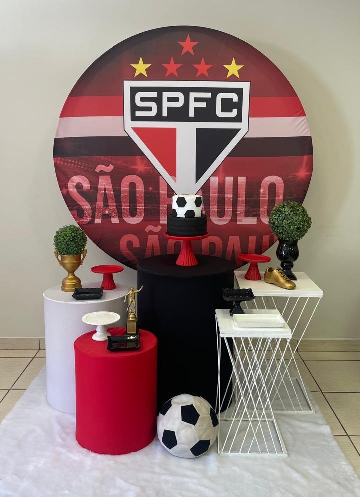 Kit São Paulo 2.0 Com Balões de Brinde  - Cantinho Da Alegria Festas