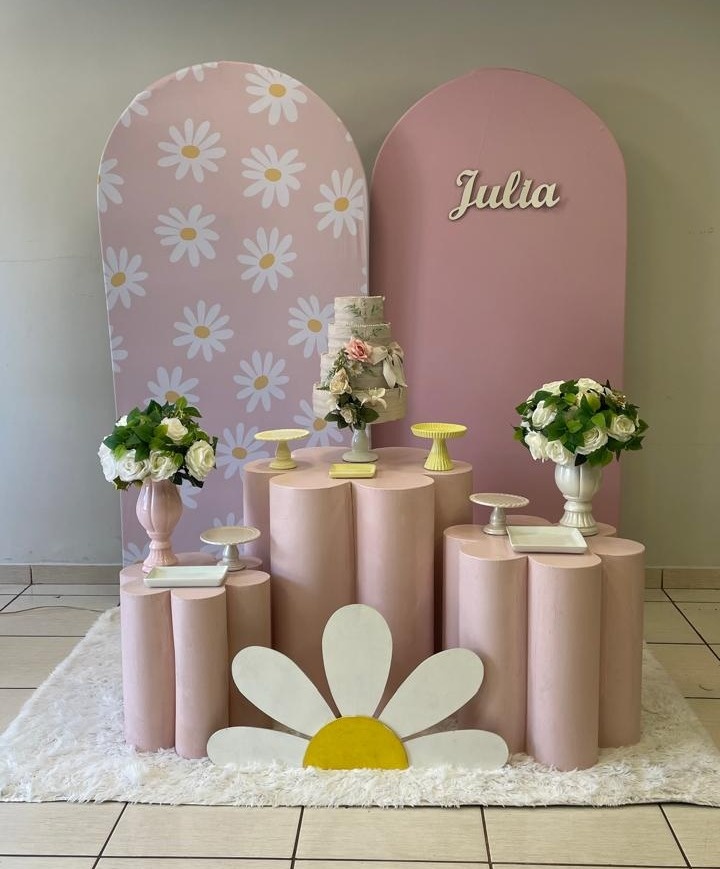 Kit Luxo Margaridas - Cantinho Da Alegria Festas