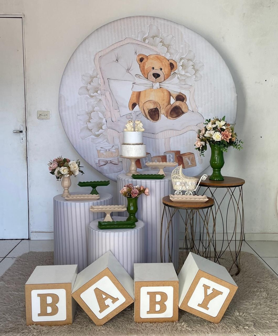Kit Chá Revelação Urso 2.0 - Cantinho Da Alegria Festas