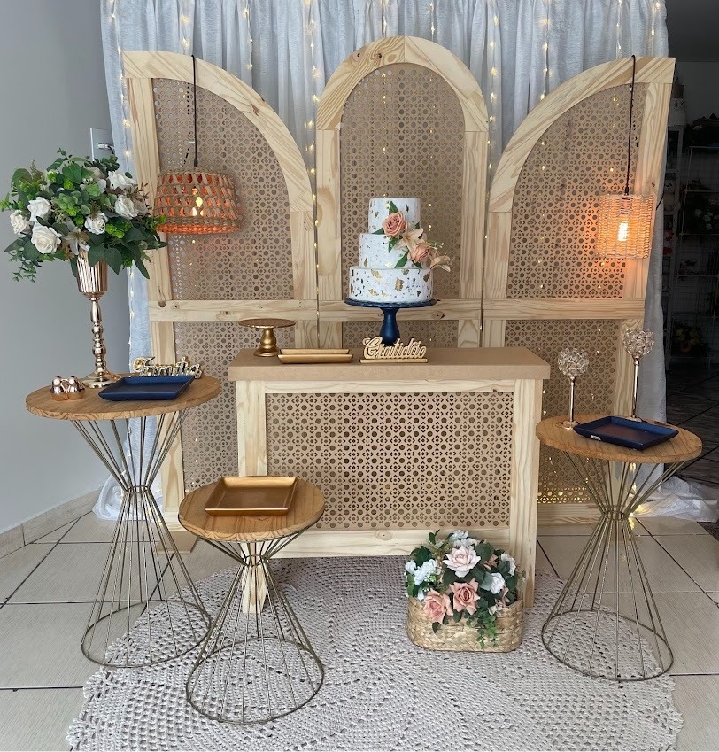 Casamento Azul Bic - Cantinho Da Alegria Festas