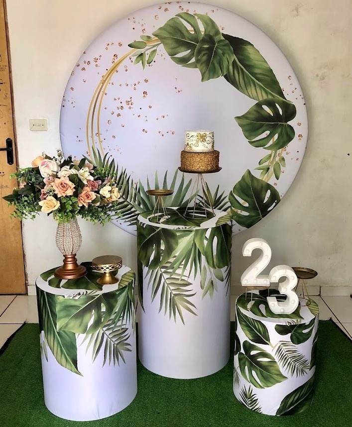 Kit Folhas Verdes 2 - Cantinho Da Alegria Festas