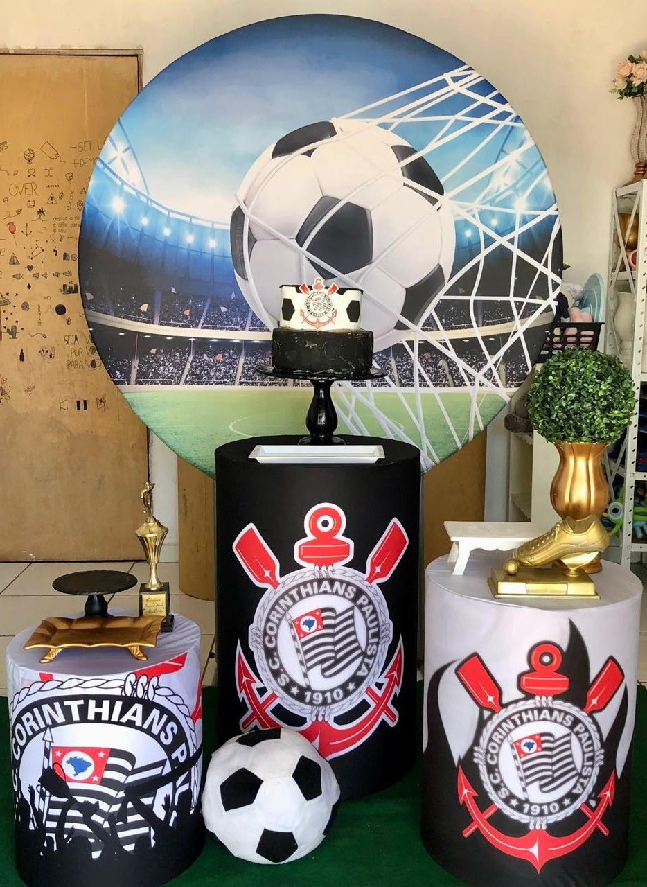 Kit Futebol Corinthians 2 - Cantinho Da Alegria Festas
