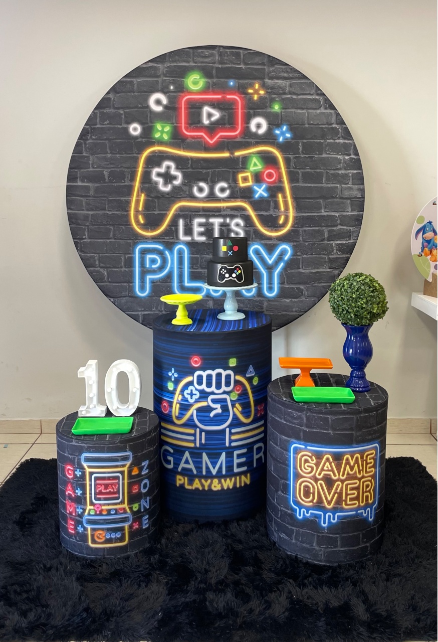 Kit Vídeo Game 2 - Cantinho Da Alegria Festas