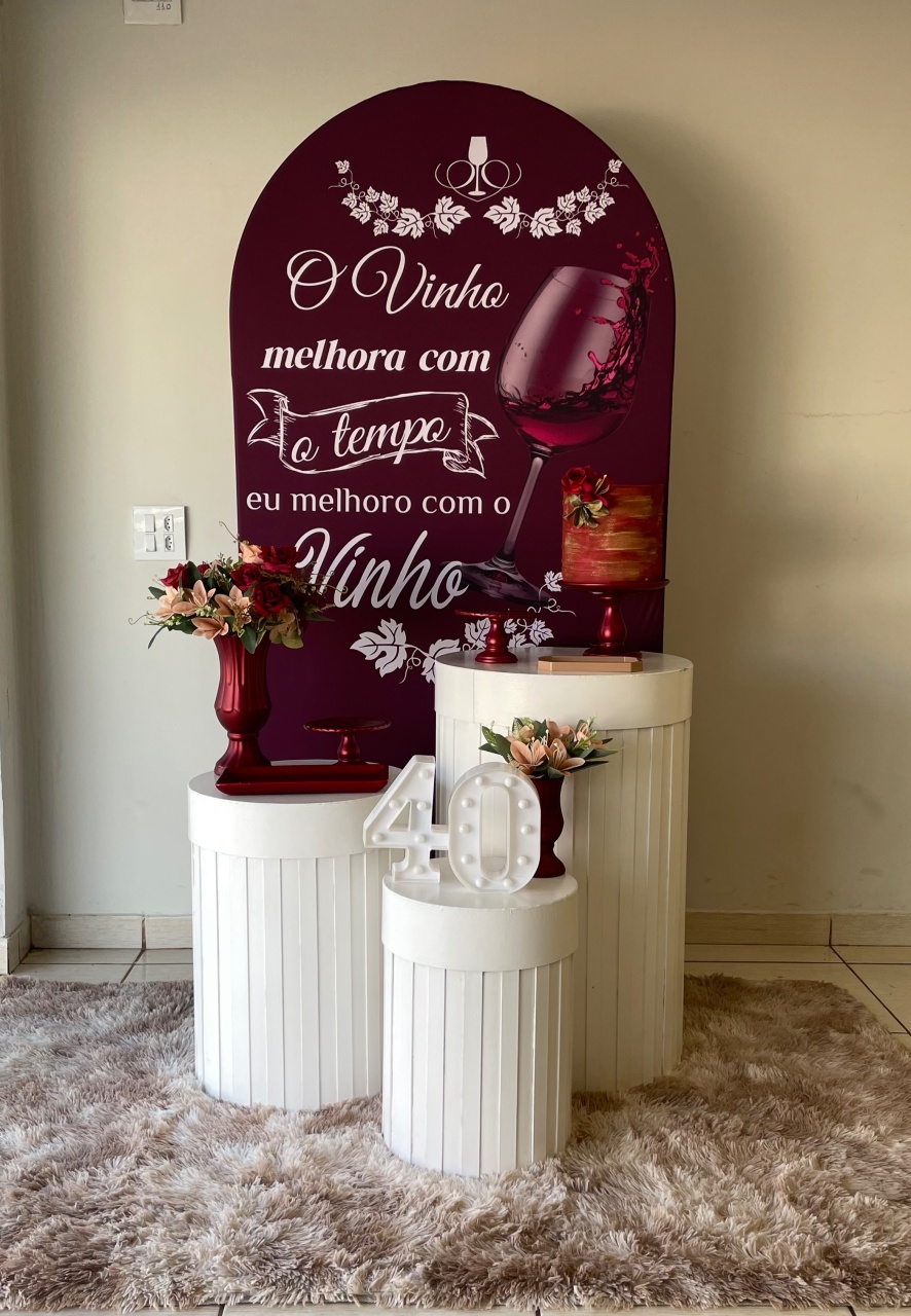 Kit Vinho Com Branco - Cantinho Da Alegria Festas