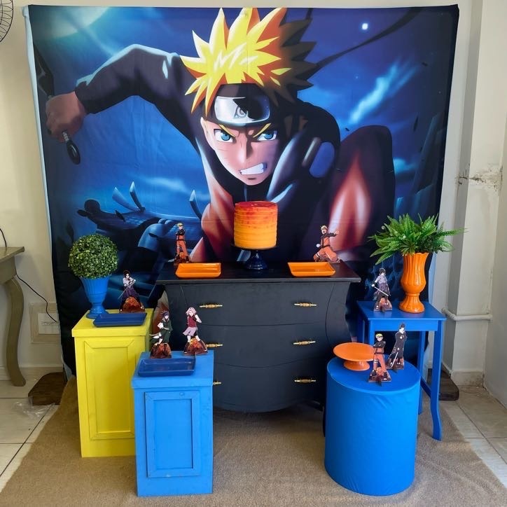 Kit Naruto 2.0 Com Balões Inclusos  - Cantinho Da Alegria Festas
