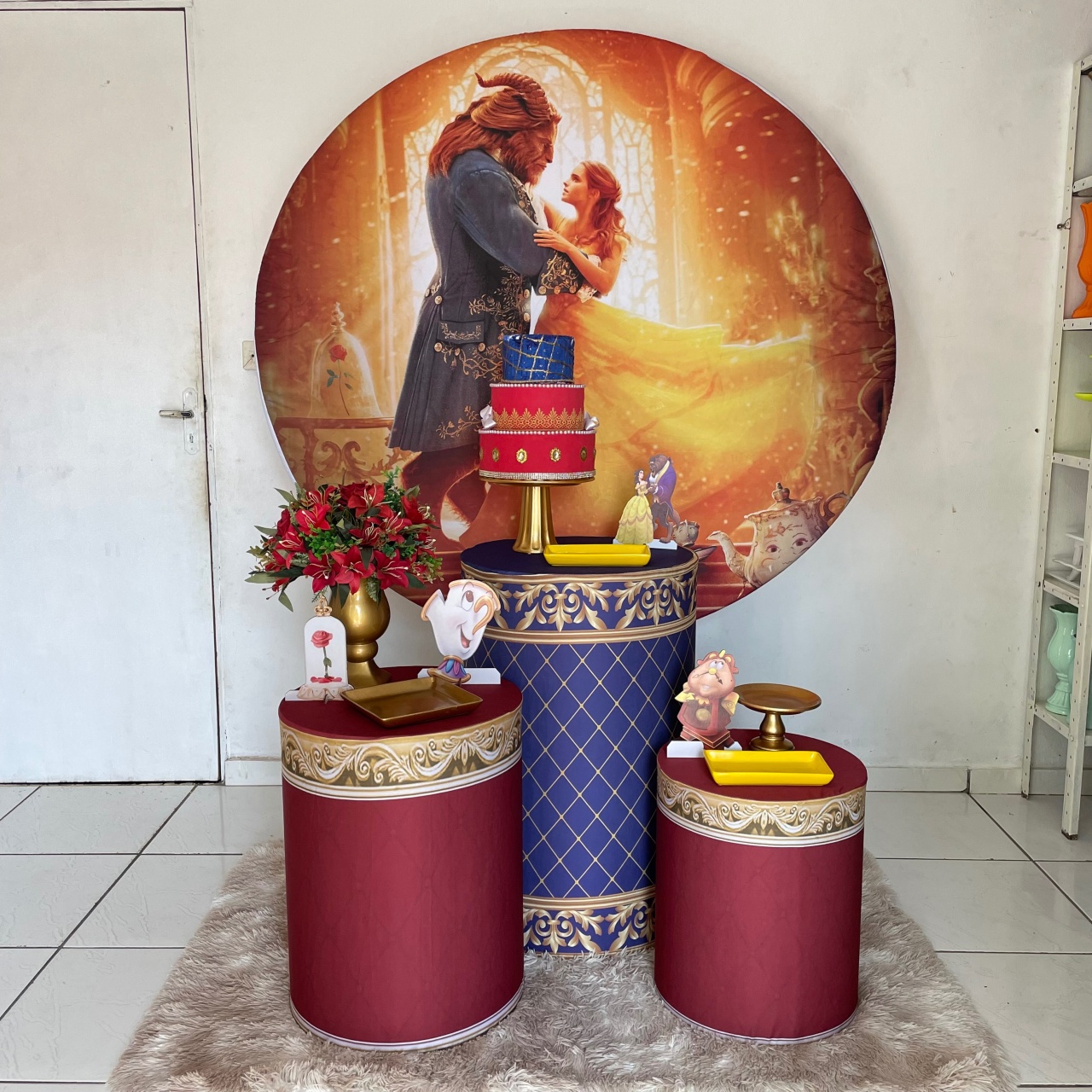 Kit Bela E A Fera 2 - Cantinho Da Alegria Festas