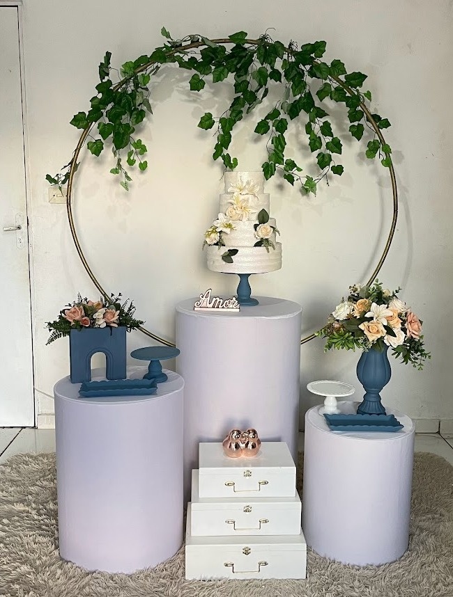 Kit Casamento Azul Jeans - Cantinho Da Alegria Festas
