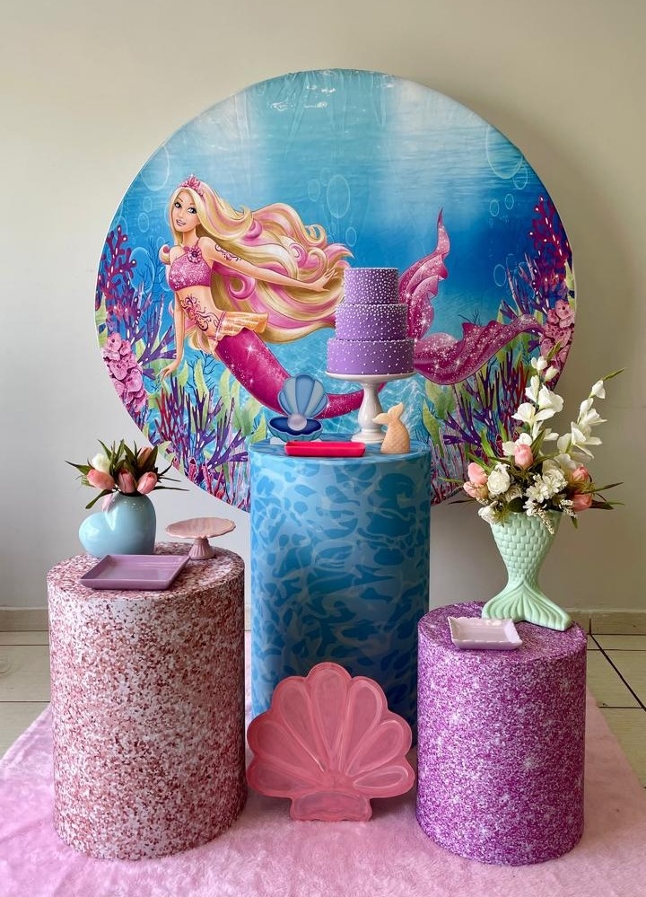 Kit Barbie Sereia 2 - Cantinho Da Alegria Festas