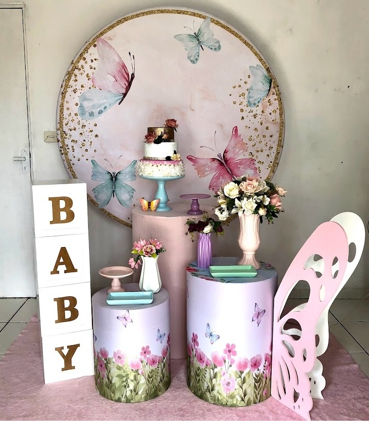 Kit Chá Borboletas - Cantinho Da Alegria Festas