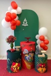 Kit Natal Verde Com Balões Inclusos - imagem 2