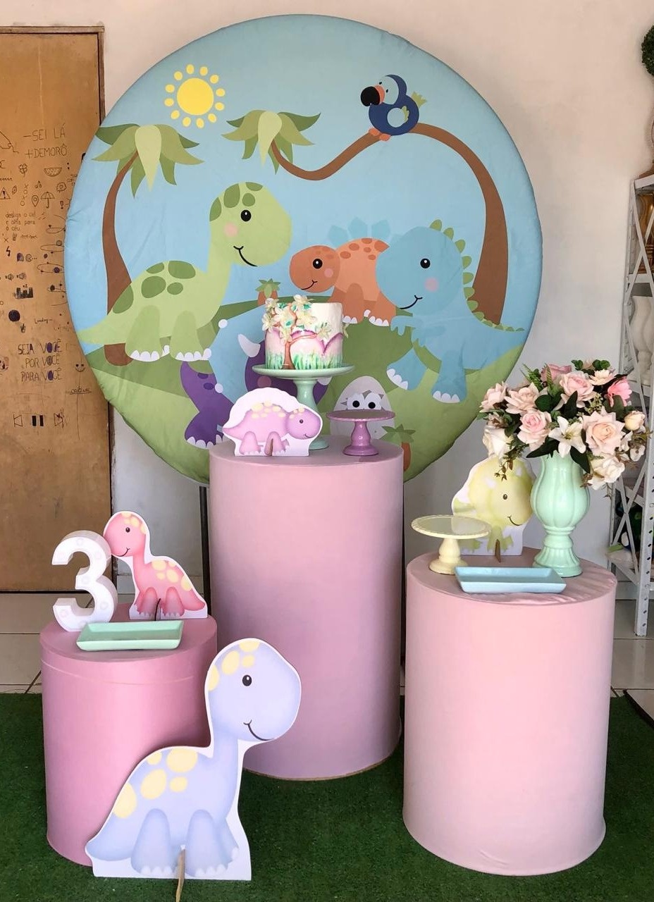 Kit Dino Baby Menina - Cantinho Da Alegria Festas