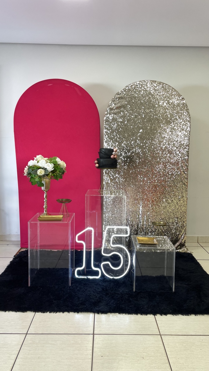 Kit Pink E Dourado - Cantinho Da Alegria Festas