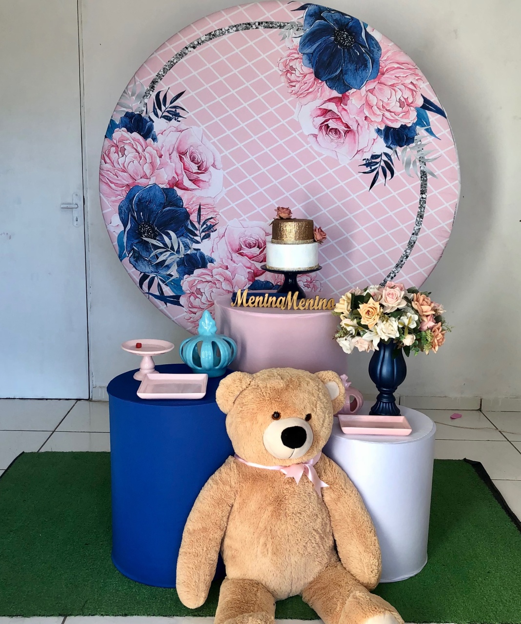 Kit Chá Revelação Floral  - Cantinho Da Alegria Festas