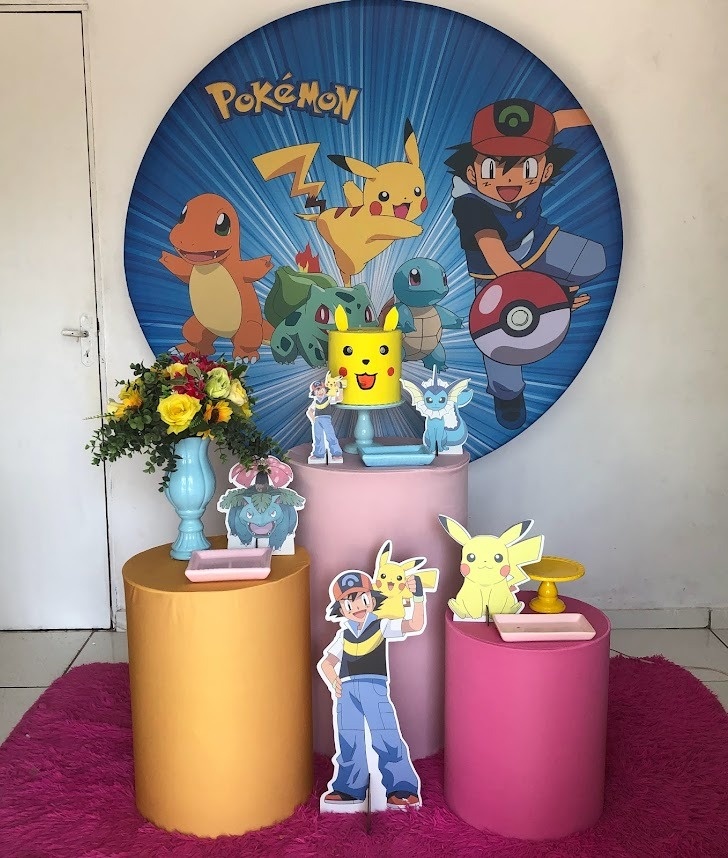 Kit Pokémon Rosa - Cantinho Da Alegria Festas