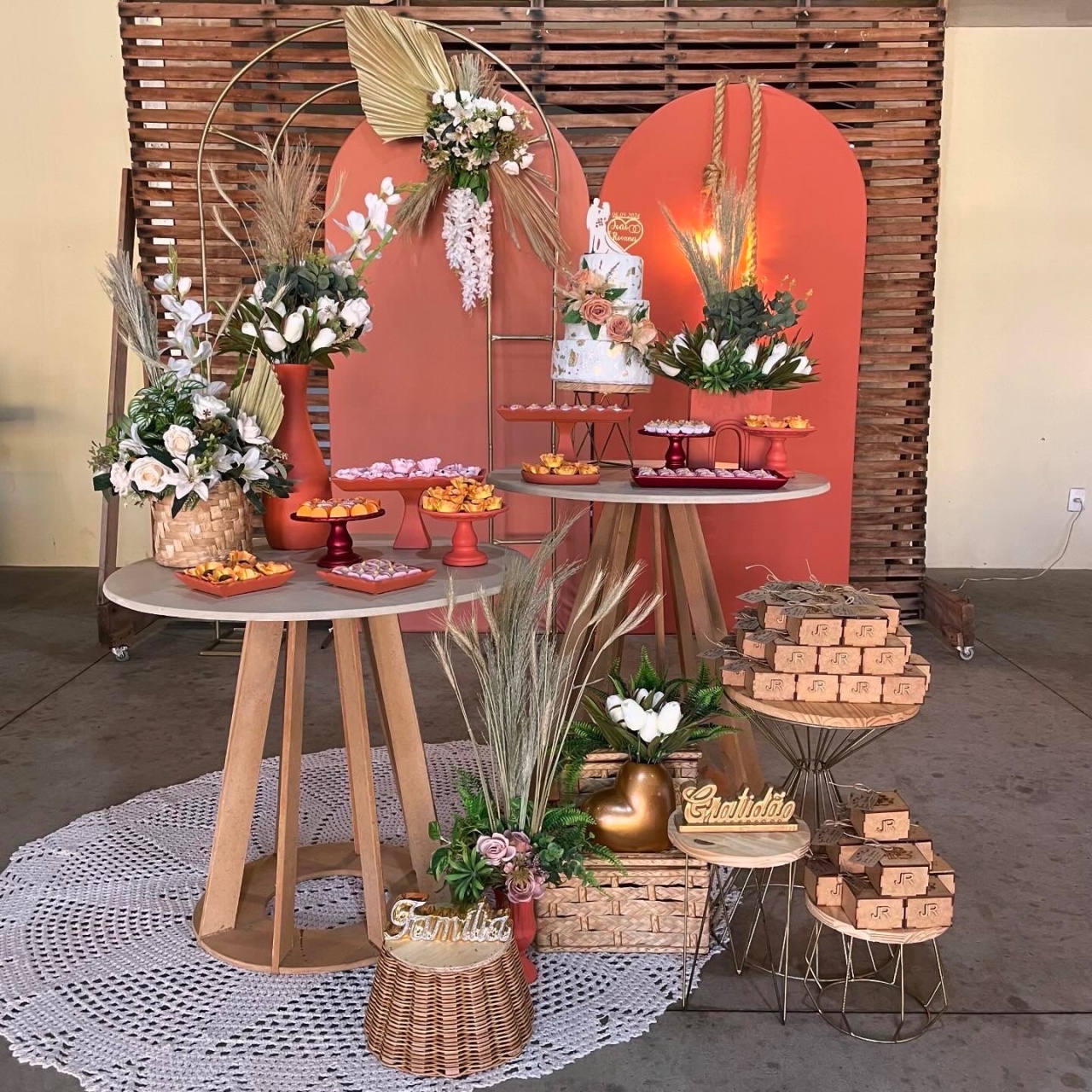 Kit Casamento Terracota - Cantinho Da Alegria Festas