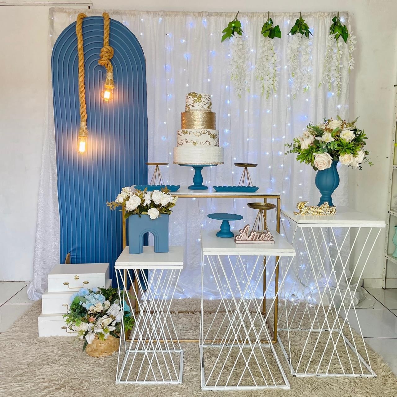 Kit Casamento Luxo Azul  - Cantinho Da Alegria Festas