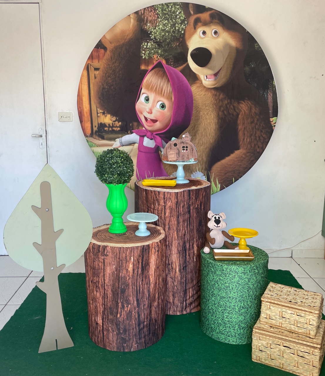Kit Masha E O Urso 2 - Cantinho Da Alegria Festas