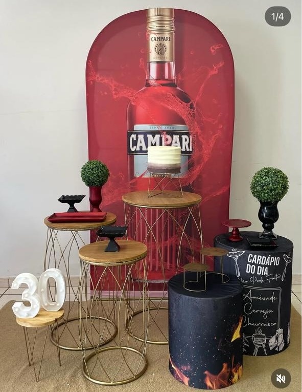 Kit Campari 2.0 - Cantinho Da Alegria Festas