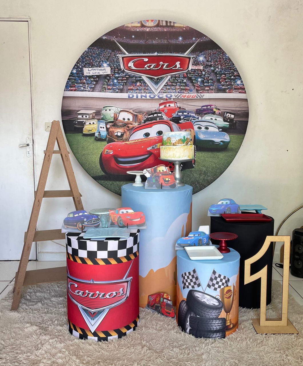 Kit Carros Disney  2.0 Com Balões de Brinde - Cantinho Da Alegria Festas