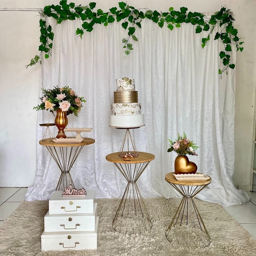 Casamento Branco E Dourado - Cantinho Da Alegria Festas