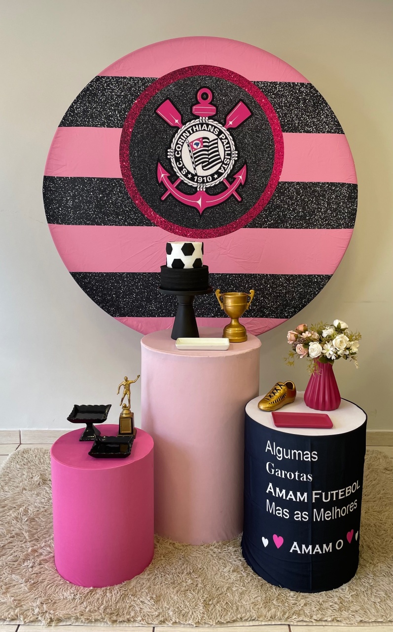 Kit Corinthians Feminino  - Cantinho Da Alegria Festas